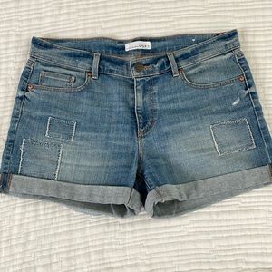 Loft cuffed denim shorts